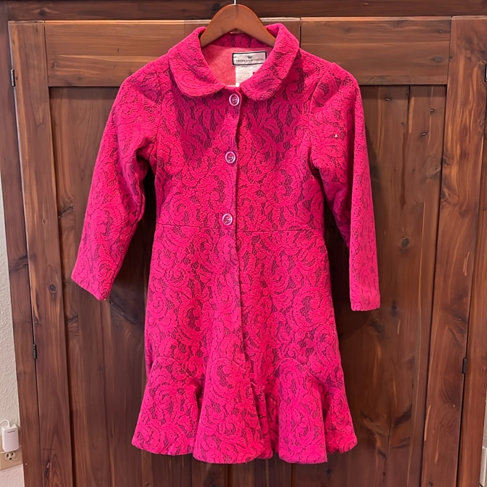 American-Widgeon dress coat pink lace